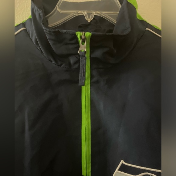 NWT NFL Team Apparel 1/4 Zip Seattle Seahawks Windbreaker Medium - Picture 12 of 12